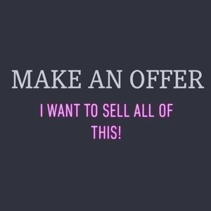 All reasonable offers accepted